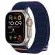 Tech-Protect Nylon Slip Strap for Apple Watch 44 / 45 / 46 / 49 mm - Navy Blue