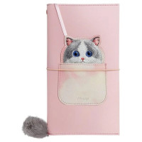 Nimmy 2in1 notebook + pen pink Big Eyed Pet 2.0 Cat set