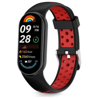 Tech-Protect IconBand Air Strap for Xiaomi Smart Band 8 / 9 / 10 / NFC - Black and Red