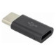 Sbox Micro USB 2.0 F. -> TYPE C M. Black AD.USB-C B
