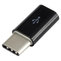 Sbox Micro USB 2.0 F. -> TYPE C M. Black AD.USB-C B