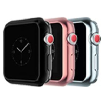 Devia Gold-plated series case V2 (44mm) for Apple Watch rose gold