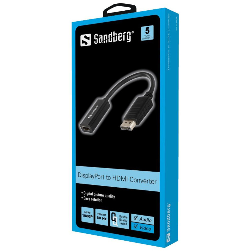 Sandberg 508-28 Adapter DisplayPort>HDMI