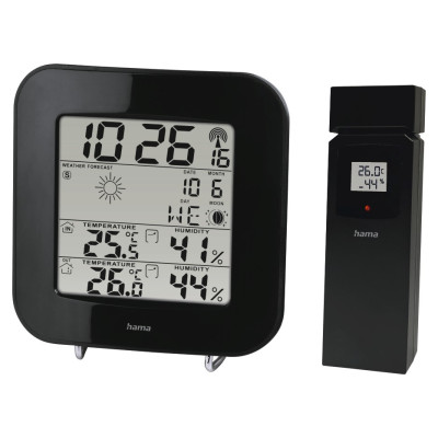 Hama 00186310 Weather station EWS-200 Black