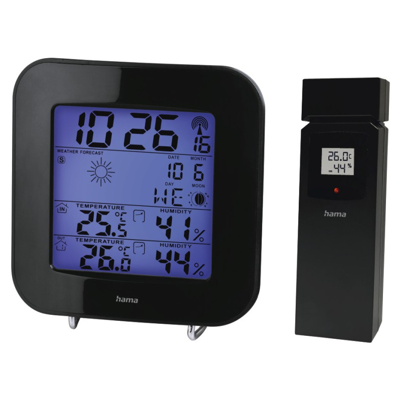 Hama 00186310 Weather station EWS-200 Black