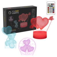 Manta SNL115RGB LED lamp Light decoration Heart RGB 3D
