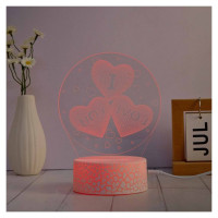 Manta SNL115RGB LED lamp Light decoration Heart RGB 3D