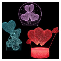 Manta SNL115RGB LED lamp Light decoration Heart RGB 3D