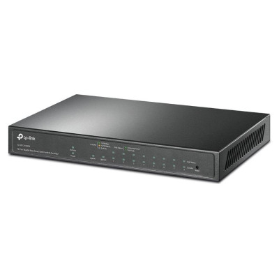 Tp-Link Switch|TP-LINK|Desktop/pedestal|9x10Base-T / 100Base-TX / 1000Base-T|1x10/100/1000BASE-T/SFP combo|PoE+ ports 8|123 Watts|TL-SG1210MPE