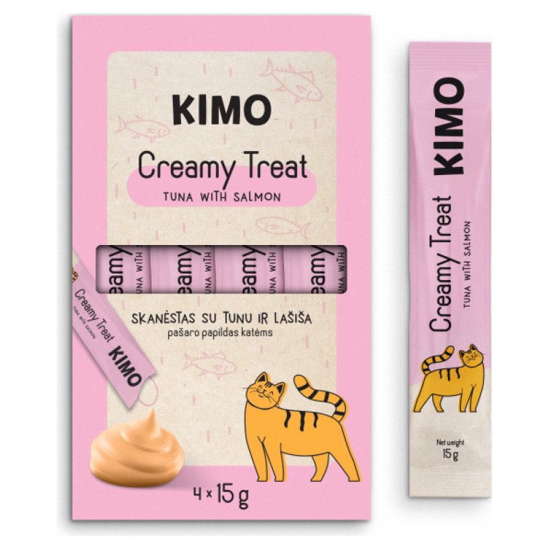 Kimo Cat Creamy Treat Tuna Salmon 60 g