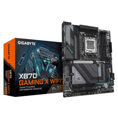 Gigabyte Mainboard|GIGABYTE|AMD X870|SAM5|ATX|Memory DDR5|Memory slots 4|2xPCI-Express 3.0 1x|1xPCI-Express 5.0 16x|3xM.2|1xHDMI|4xUSB 2.0|4xUSB 3.2|2xUSB-C|1xRJ45|3xAudio port|X870GAMINGXWIFI71.1