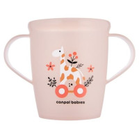 Canpol Babies Krūze ar diviem rokturiem 250 ml TOYS 2/101 coral