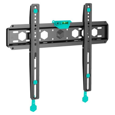 Onkron Fixed TV Wall Mount for 32 to 65-inch Flat Panel TVs Digital Panels 56,8 kg, Black