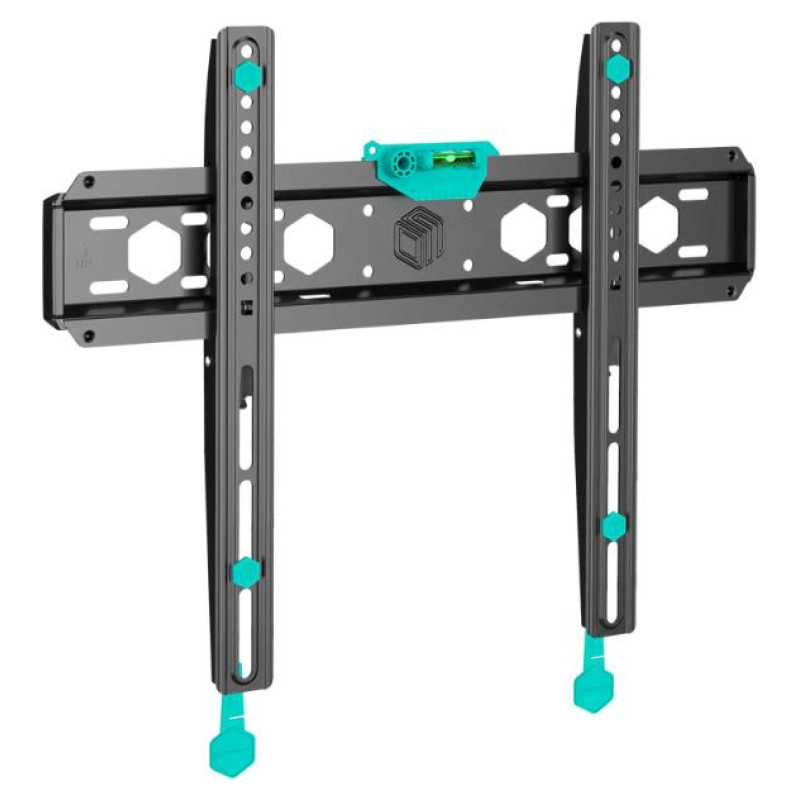 Onkron Fixed TV Wall Mount for 32 to 65-inch Flat Panel TVs Digital Panels 56,8 kg, Black