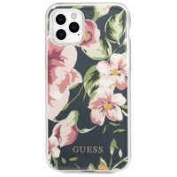 Guess GUHCN65IMLFL03 iPhone 11 Pro Max granatowy/navy N°3 Flower Collection