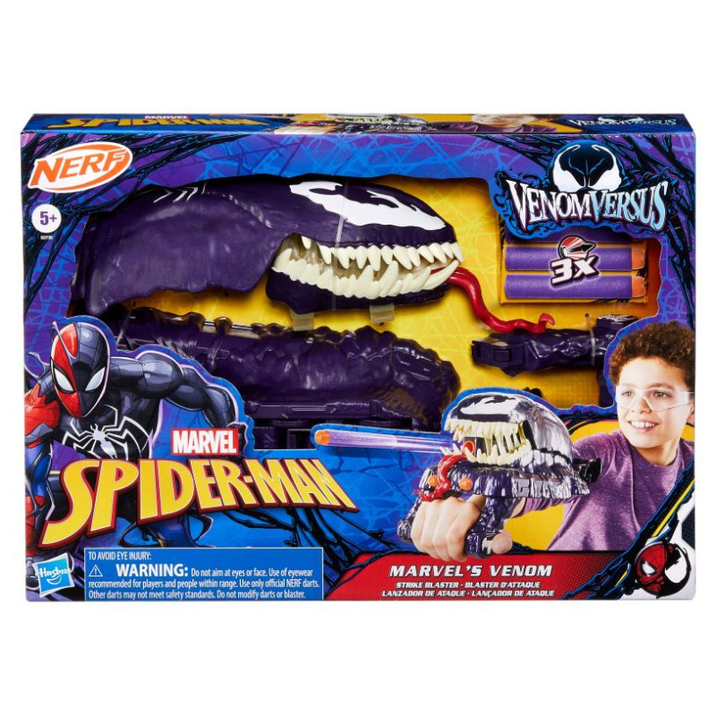 Spider-Man Rotaļu komplekts Venom verse Nerf blasteris