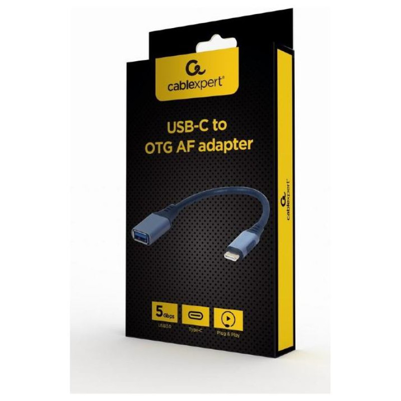 Gembird I/O ADAPTER USB-C TO USB OTG/GREY A-USB3C-OTGAF-01 GEMBIRD