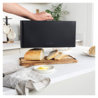 Salter BW13564EU7 Toronto Bread Bin with Chopping Board Black
