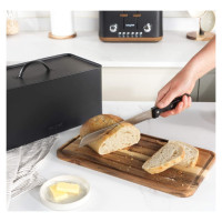 Salter BW13564EU7 Toronto Bread Bin with Chopping Board Black
