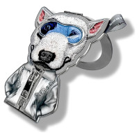 Nimmy Cool&Cute 2.0 Dog Magnetic Pendant - Gray