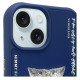 Nimmy Glasses Cool Cat Case for iPhone 15 - Blue