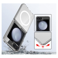 Tech-Protect FlexAir Hybrid MagSafe Case for Samsung Galaxy Z Flip 6 / 7 FE - Transparent