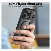 Tech-Protect MagMat MagSafe Case for iPhone 17 Pro - Clear Black