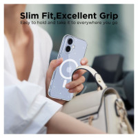 Tech-Protect FlexAir MagSafe Case for iPhone 17 - Clear Glitter