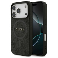 Guess 4G Ring Classic Logo MagSafe case for iPhone 17 Pro - black