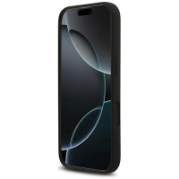 Guess Silicone Triangle Logo MagSafe Case for iPhone 17 - Black