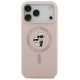 Karl Lagerfeld Silicone Karl&Choupette Ring MagSafe Case for iPhone 17 Pro Max - Pink
