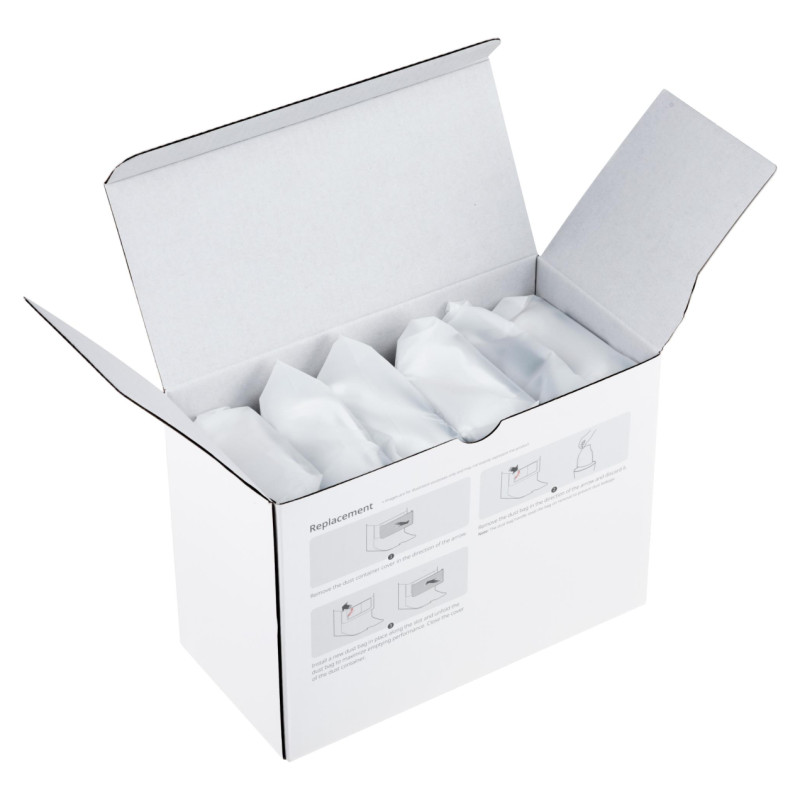 Roborock Vacuum Cleaner Accessory|ROBOROCK|Disposable Dust Bag 6pcs|White|For Qrevo0/Qrevo5/Qrevo0 MaxV/Qrevo0 MaxV(R&D)/S80 MaxV Ultra/S85 MaxV Ultra/S80 MaxV Ultra(R&D)/S80 Max Ultra/S85 Max Ultra/S80 Max Ultra(R&D)/Qrevo0 S/Qrevo5 S/Qrevo0 