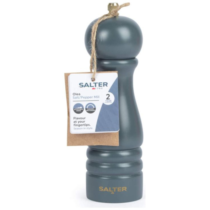 Salter BW120291GEU7 Olea Salt & Pepper Mill Grey