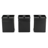 Salter BW124571EU7 Kuro 3-Piece Canister Set