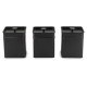Salter BW124571EU7 Kuro 3-Piece Canister Set