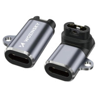 Wozinsky WAYGS1 USB-C Adapter for Garmin Smartwatch - Gray