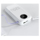 Dudao K13Pro 20000mAh Powerbank with Built-in Cable - White
