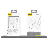 Dudao A27 MaxC 35W Wall Charger + USB-C Cable - White