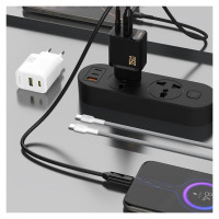 Dudao A27 MaxC 35W Wall Charger + USB-C Cable - White