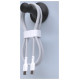 Dudao L9C 65W USB-C - USB-C 2m Cable - White