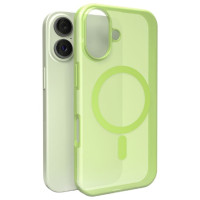 Puro Daylight Magsafe Compatible Silicone Case for iPhone 17 - Translucent Green