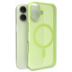Puro Daylight Magsafe Compatible Silicone Case for iPhone 17 - Translucent Green