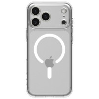 Spigen Ultra Hybrid MagSafe Case for iPhone 17 Pro - Clear and White