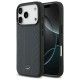 Mercedes Leather Laurel Leaves Stripes MagSafe Case for iPhone 17 Pro - Blue