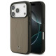 Mercedes Leather The Move MagSafe Case for iPhone 17 Pro - Beige