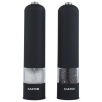 Salter 7524 BKXRUP1 Matt Black Electronic Mill set