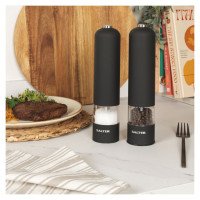 Salter 7524 BKXRUP1 Matt Black Electronic Mill set