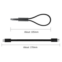 Tech-Protect Ultraboost DNA Cable with Keychain USB-C PD 60W / 3A - Gray