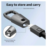 Tech-Protect Ultraboost DNA Cable with Keychain USB-C PD 60W / 3A - Gray