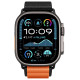 Spigen WBF1 Strap for Apple Watch 44 / 45 / 46 / 49 mm - Black and Orange